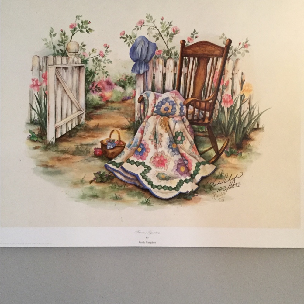 Flower Garden- Art Picture by Paula Vaughan